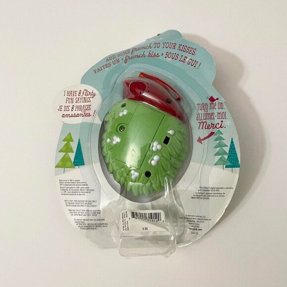 Hallmark Talking Mistletoe Motion Activated French Accent Damaged Packaging - Picture 7 of 16